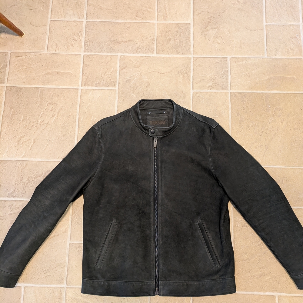 Men's Black Leather Jacket